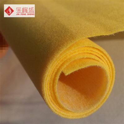 黄色水刺短毛绒布（F01.D1.0399）