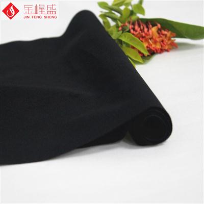 黑色棉布底PP珠粒植绒布（B04.P1.0012)